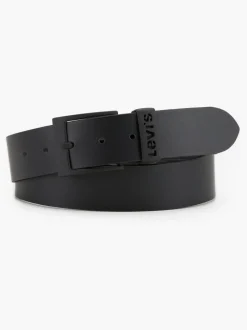 Riemen En Bretels*Levi's - ® Ashland metalen riem met logo Zwart