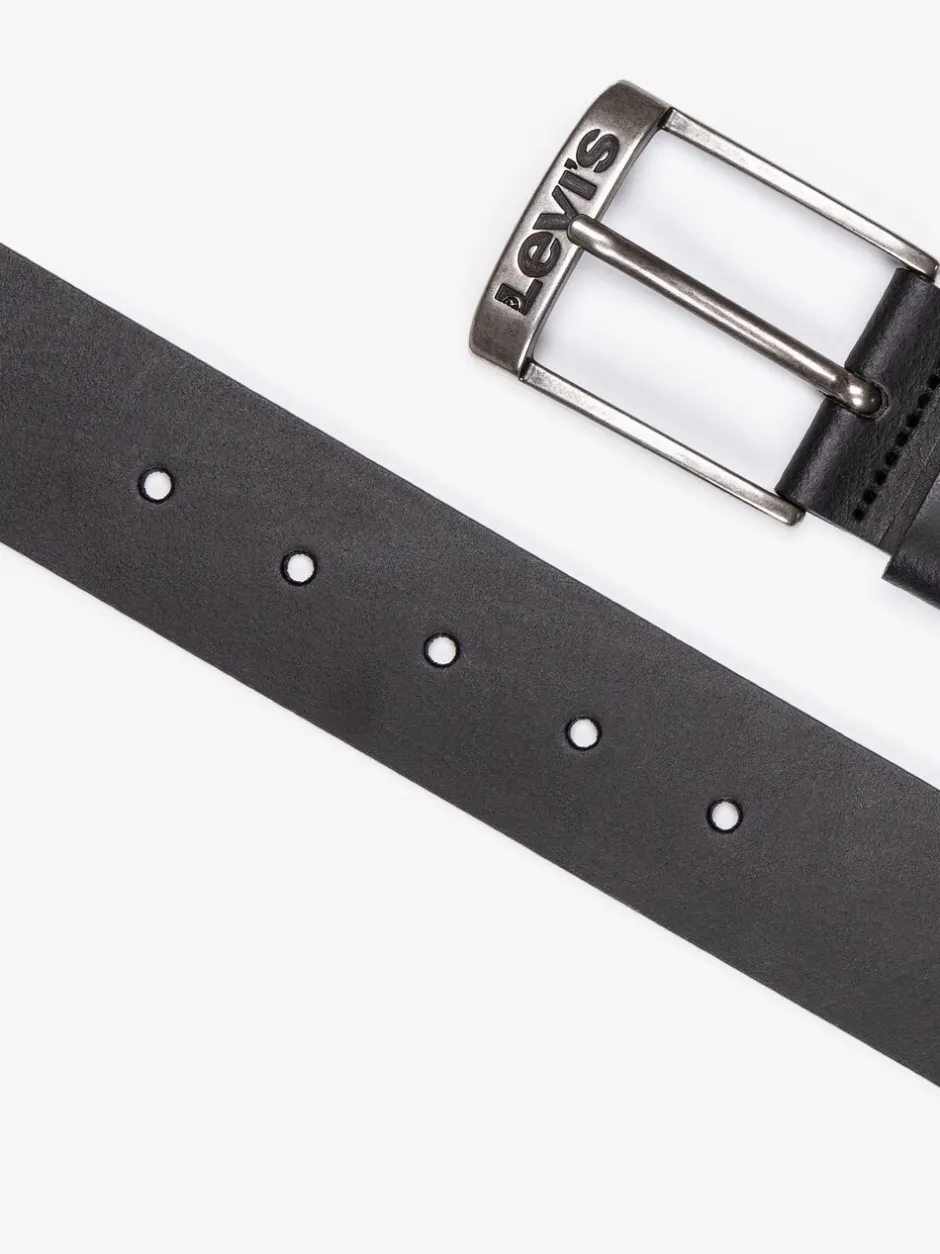 Riemen En Bretels|Levi's - ® leren Duncan riem Zwart