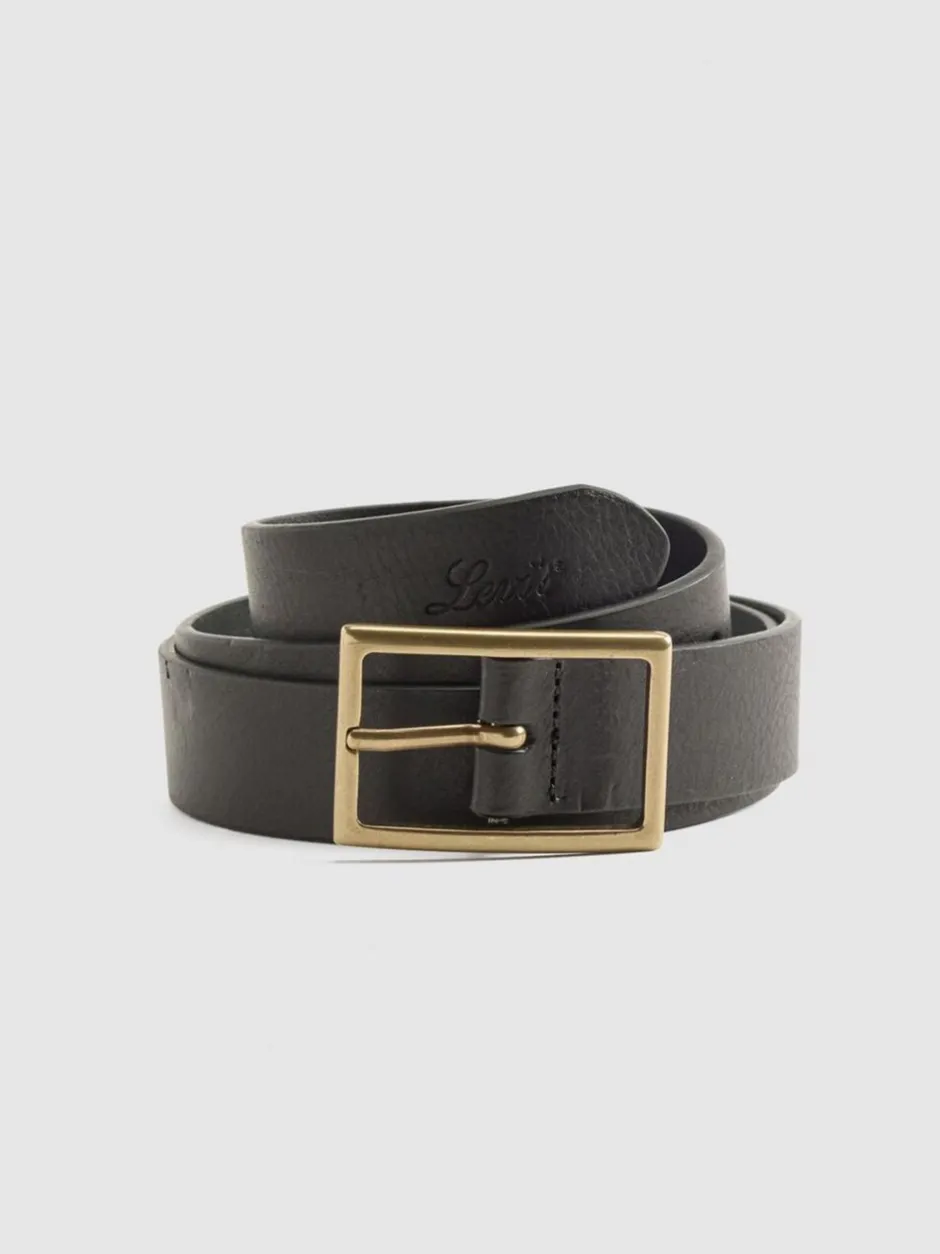 Ceintuurs*Levi's - ® Logo Rectangle Buckle Belt Zwart