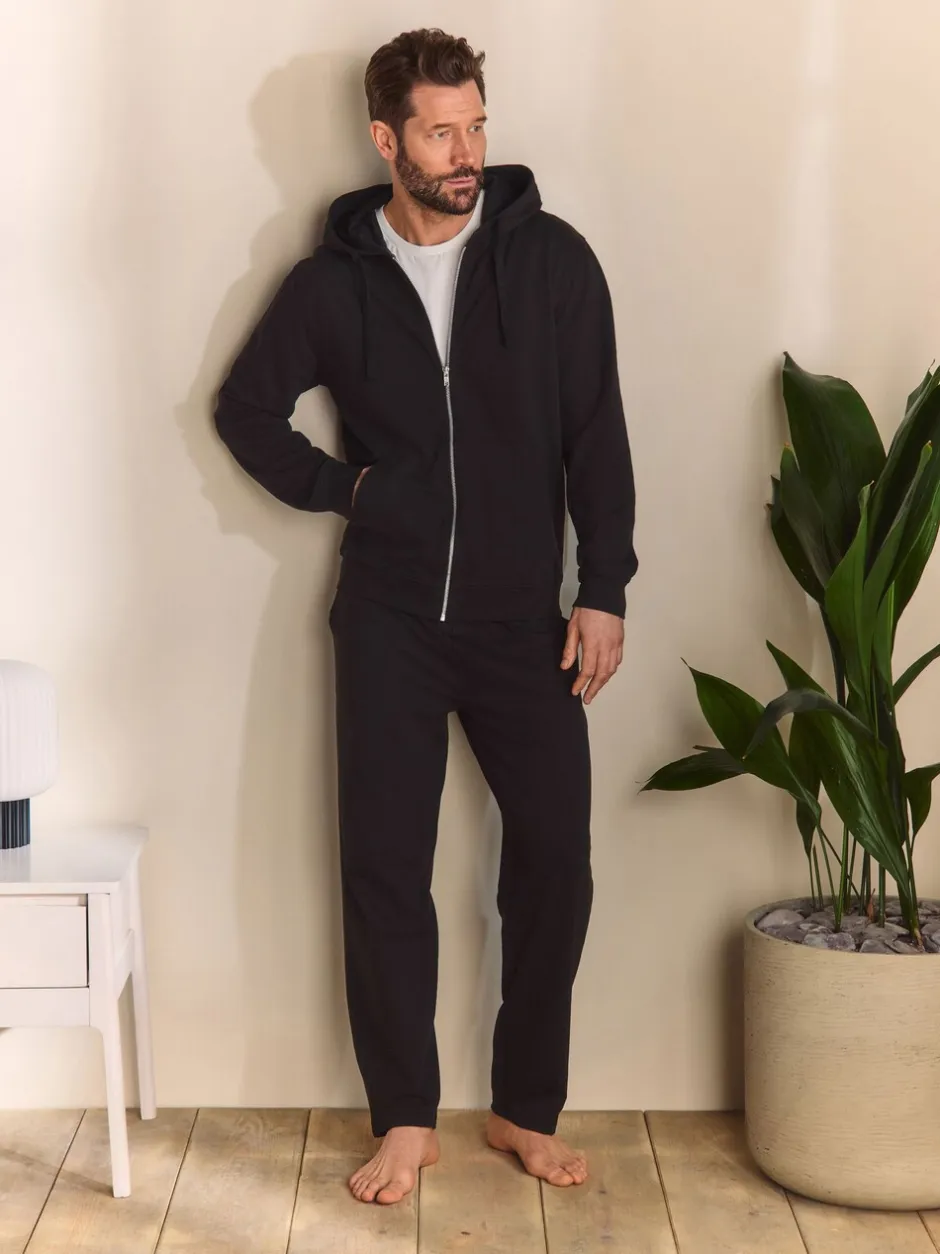 Loungewear|Sweaters En Hoody´S|Next Zwart - Lichte hoodie met rits