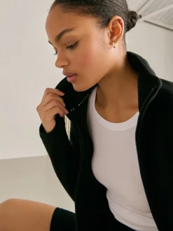 Hoody's En Sweatshirts|Next - Lichtgewicht fleece voor buiten Zwart