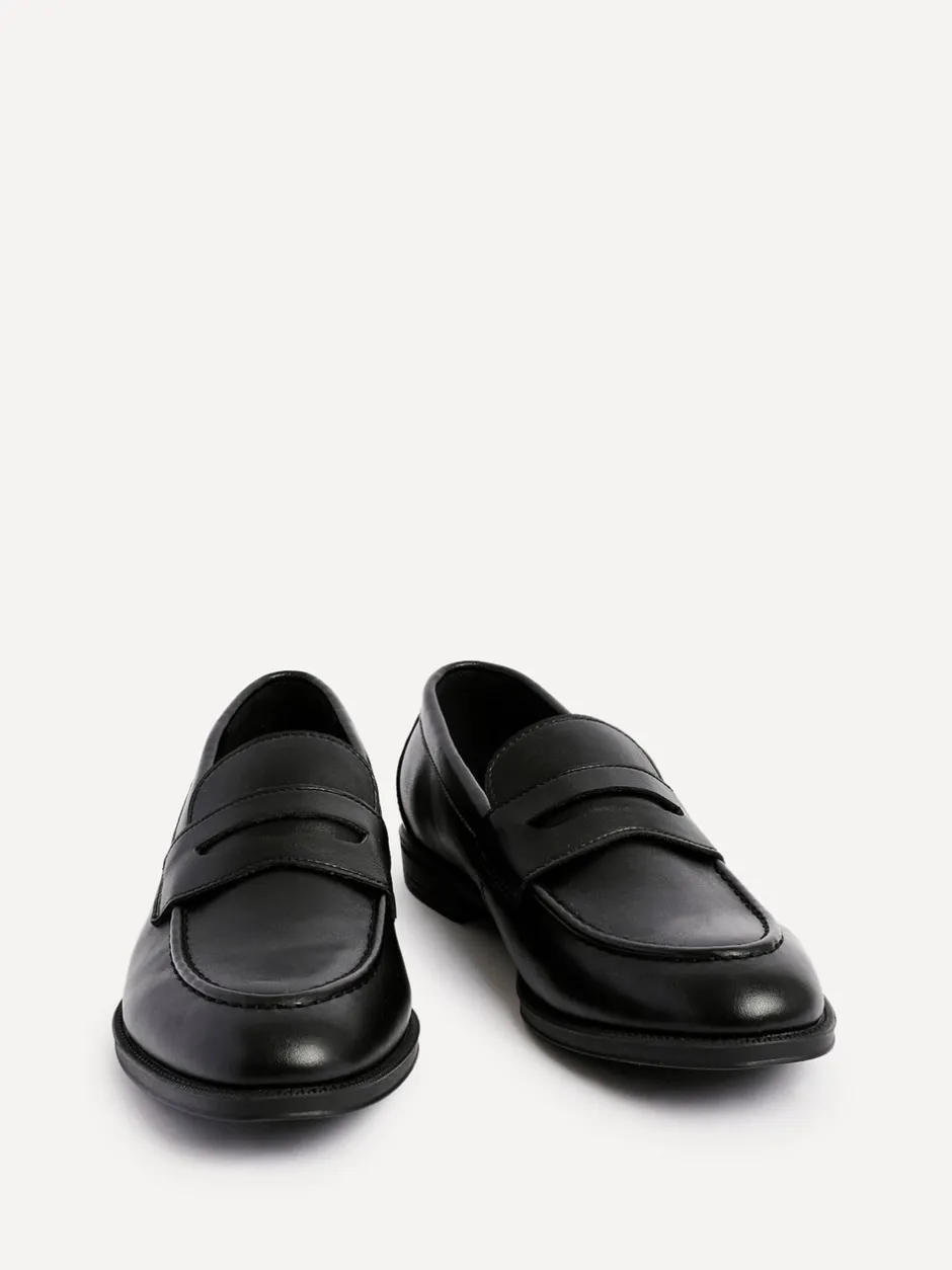 Schoenen*Linzi - Aurelio Penny Loafers Zwart