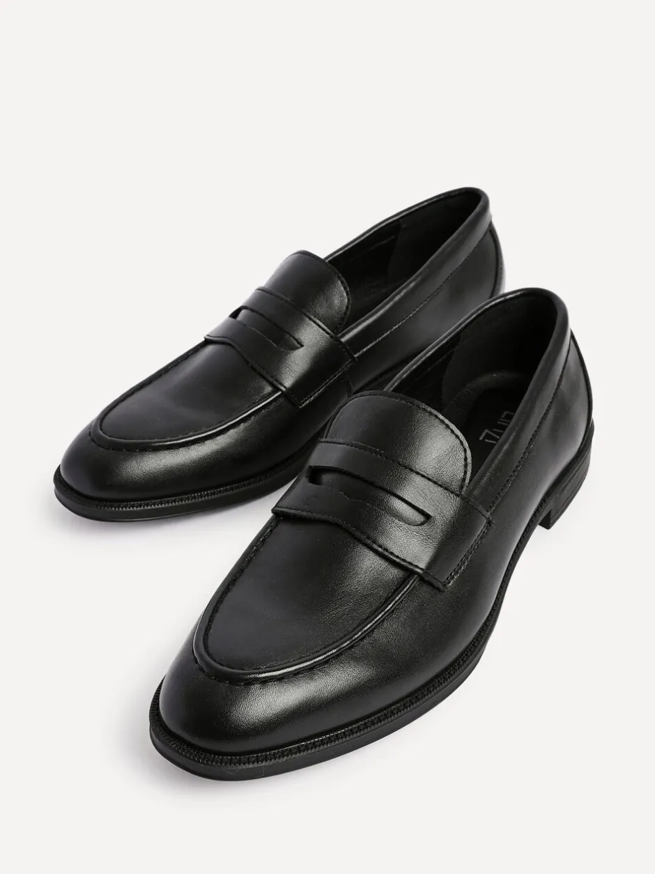 Schoenen*Linzi - Aurelio Penny Loafers Zwart