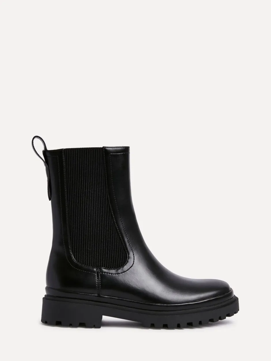 Boots*Linzi - Command Chunky Sole Chelsea Boots Zwart