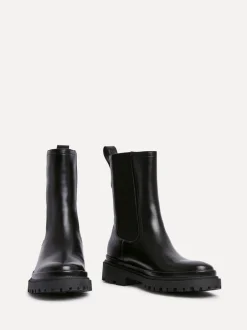 Boots*Linzi - Command Chunky Sole Chelsea Boots Zwart