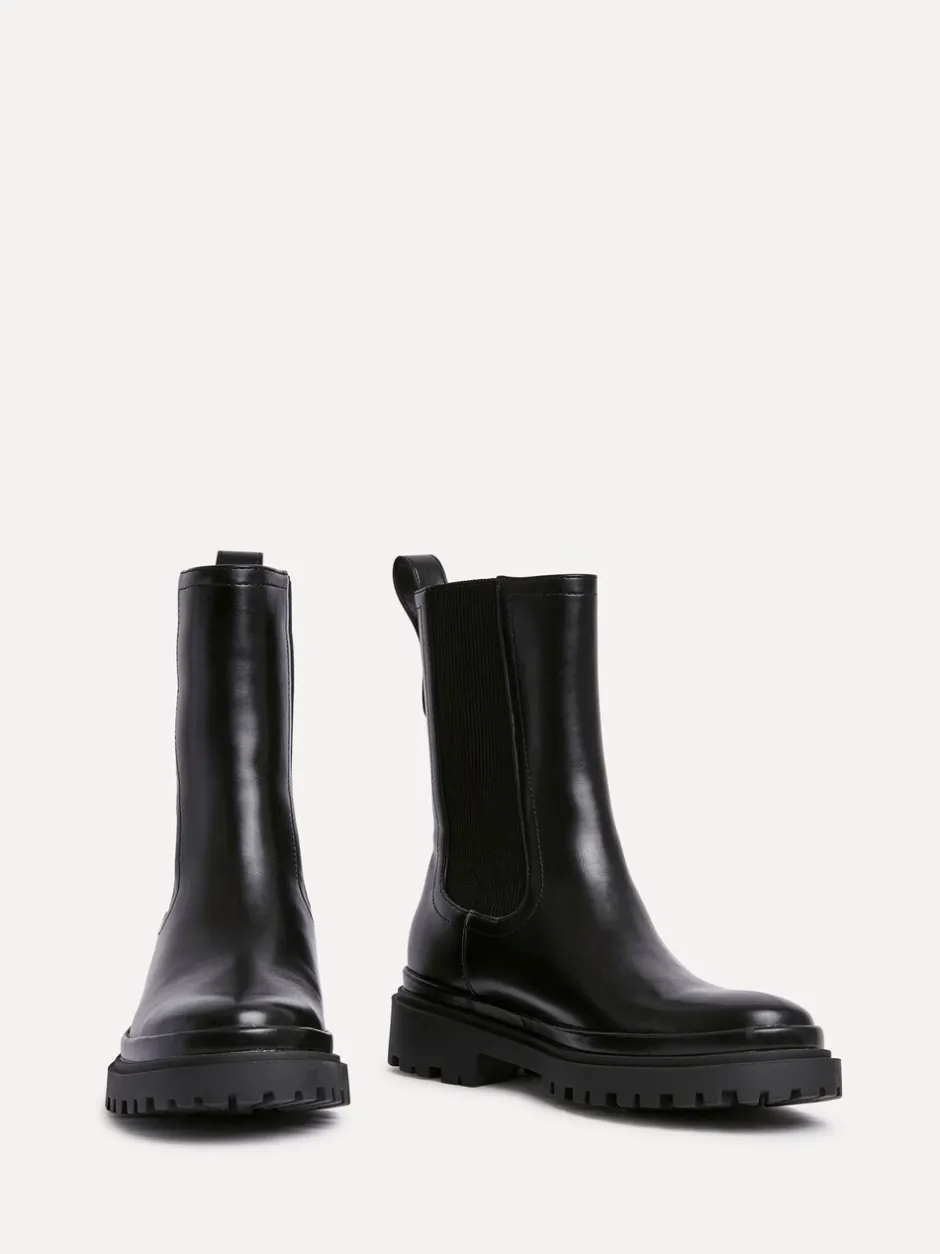 Boots*Linzi - Command Chunky Sole Chelsea Boots Zwart