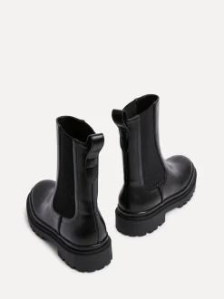 Boots*Linzi - Command Chunky Sole Chelsea Boots Zwart