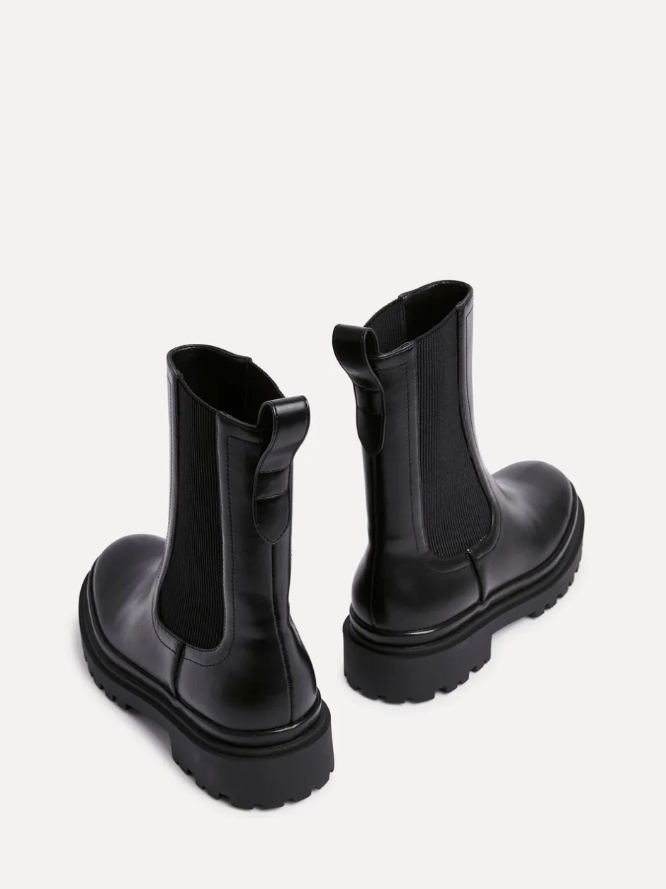 Boots*Linzi - Command Chunky Sole Chelsea Boots Zwart