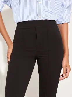 Kostuums En Werkkleding|Broeken|Lipsy - - Contour flare bootleg-broek met hoge taille Zwart