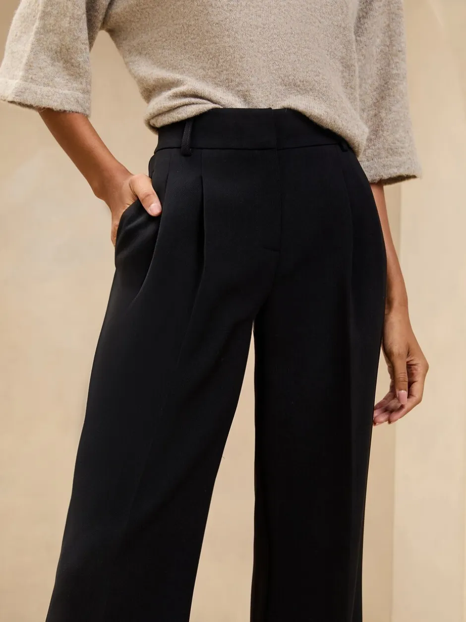 Kostuums En Werkkleding|Broeken*Lipsy - premium broek met wijde pijpen Zwart