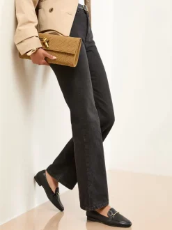 Lage Schoenen*Lipsy - Snaffle Instappers van imitatieleer Zwart