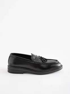 Formele Schoenen|Schoenen|Next - Loafers met dikke zool en kwast Zwart