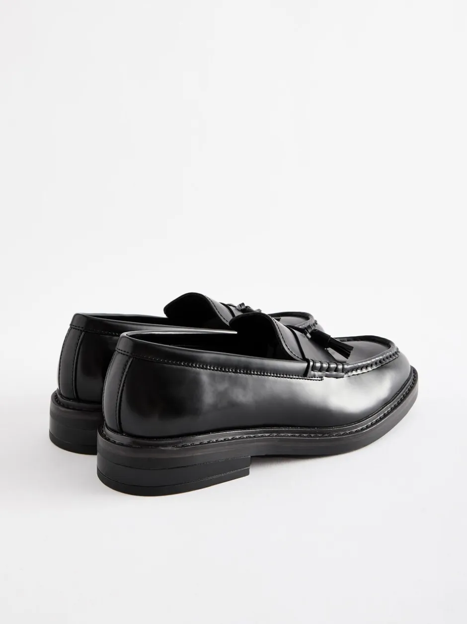 Formele Schoenen|Schoenen|Next - Loafers met dikke zool en kwast Zwart