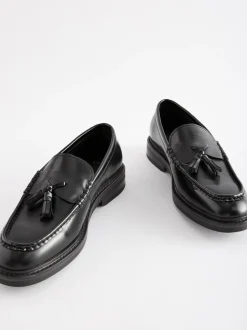 Formele Schoenen|Schoenen|Next - Loafers met dikke zool en kwast Zwart