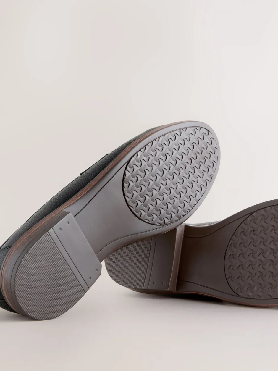 Schoenen*Next - Loafers van lusjesstof Zwart