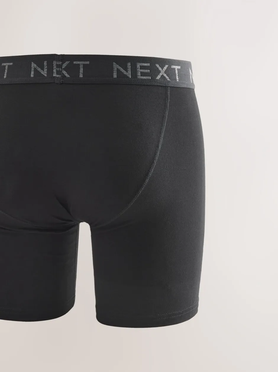 Ondergoed|Ondergoed*Next Zwart - Long Leg Trunk Boxers