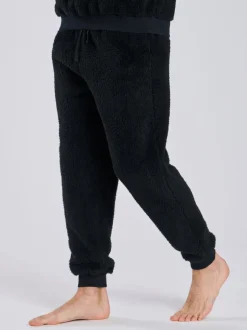 Joggingbroeken|Loungeable - Sherpa joggingbroek Zwart