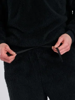 Joggingbroeken|Loungeable - Sherpa joggingbroek Zwart