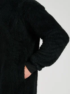 Loungewear|Loungeable - Sherpa All-in-one met capuchon voor heren Zwart