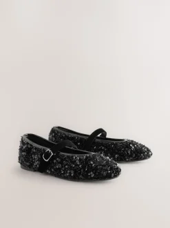 Lage Schoenen*Next - Mary Jane-schoenen met versierde pailletten van Forever Comfort® Zwart