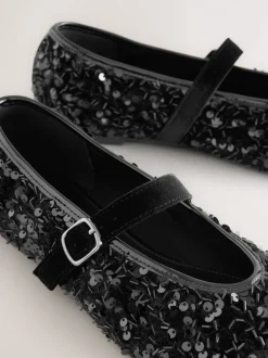 Lage Schoenen*Next - Mary Jane-schoenen met versierde pailletten van Forever Comfort® Zwart