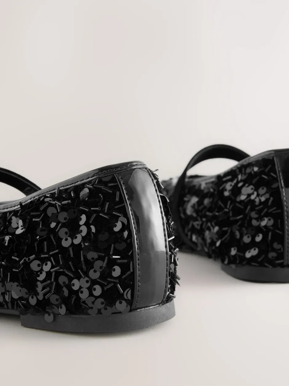 Lage Schoenen*Next - Mary Jane-schoenen met versierde pailletten van Forever Comfort® Zwart