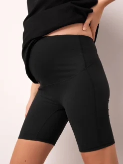 Shorts|Next Zwart - Maternity Sports Shorts