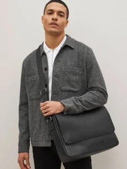Tassen|Next - Messenger-tas Zwart