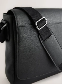 Tassen|Next - Messenger-tas Zwart
