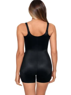 Shapewear*Miraclesuit - Shapewear - Extrasterk vormgevende body met directe buikcorrectie Zwart