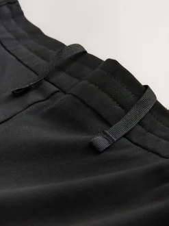Kostuums En Werkkleding|Broeken|Next - Modieus gesneden broek met wijde pijpen van wol Zwart