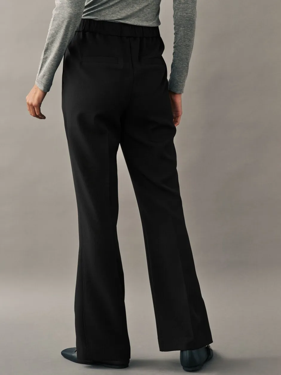 Kostuums En Werkkleding|Broeken|Next Zwart - Modieus gesneden bootcut broek