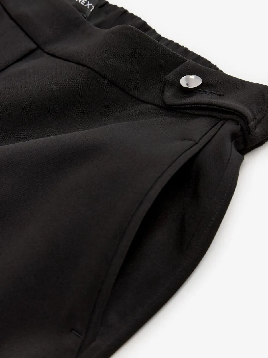 Kostuums En Werkkleding|Broeken|Next Zwart - Modieus gesneden bootcut broek