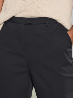 Kostuums En Werkkleding|Broeken|Next Zwart - Modieus gesneden bootcut broek
