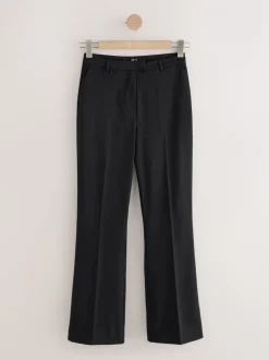 Kostuums En Werkkleding|Broeken|Next Zwart - Modieus gesneden bootcut broek