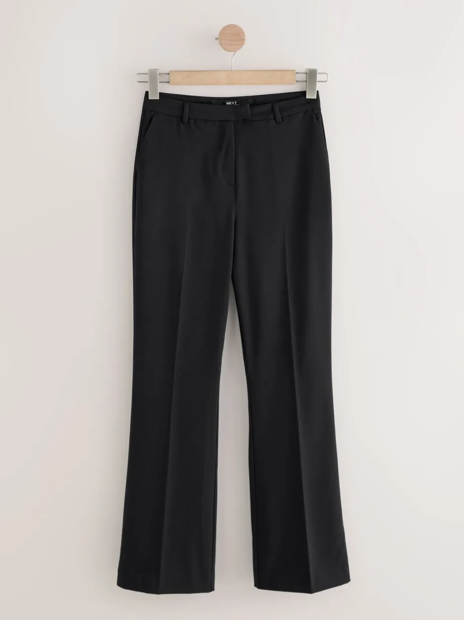 Kostuums En Werkkleding|Broeken|Next Zwart - Modieus gesneden bootcut broek