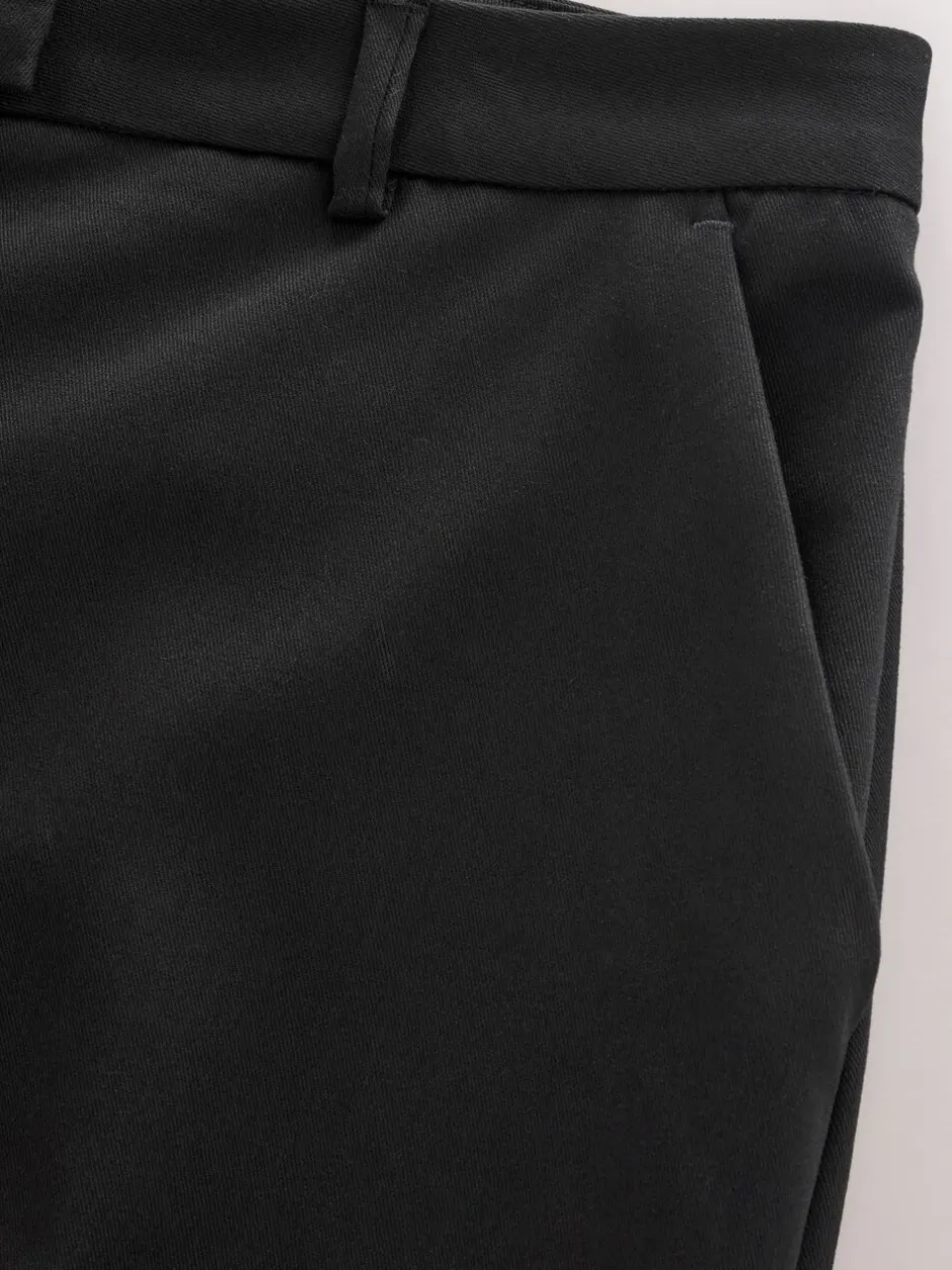 Kostuums En Werkkleding|Next Zwart - Modieuze Hourglass broek met bootcut