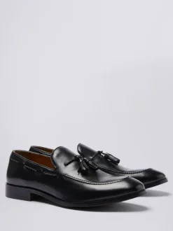 Formele Schoenen*MOSS - Highgate instappers met kwastjes Zwart
