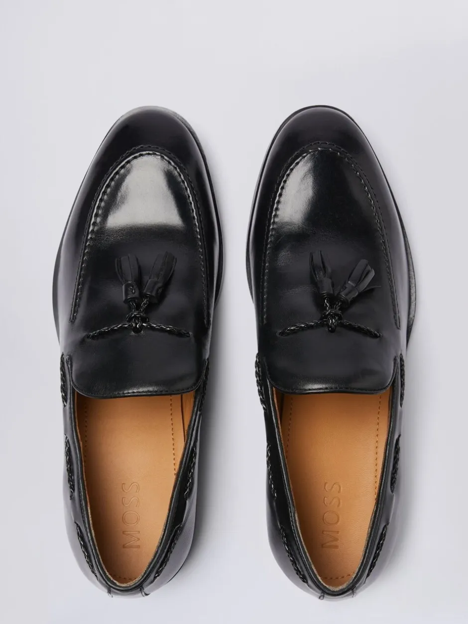 Formele Schoenen*MOSS - Highgate instappers met kwastjes Zwart