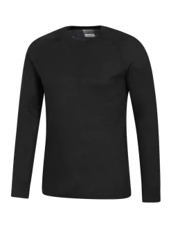 Ondergoed|Ondergoed*Mountain Warehouse - - Talus - Thermische herentop met ronde hals Zwart