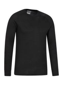 Ondergoed|Ondergoed*Mountain Warehouse - - Talus - Thermische herentop met ronde hals Zwart