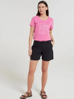 Shorts|Mountain Warehouse - Bayside 100% katoenen damesshorts Zwart