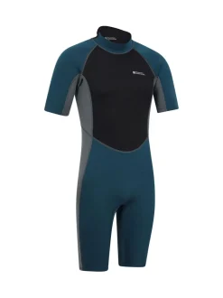 Badkleding*Mountain Warehouse - kort neopreen wetsuit voor heren Zwart
