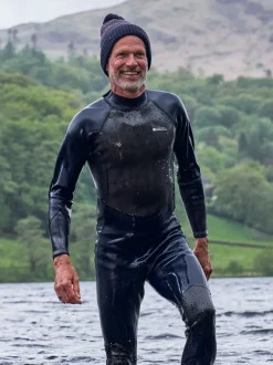 Badkleding|Mountain Warehouse - lang neopreen wetsuit voor heren Zwart