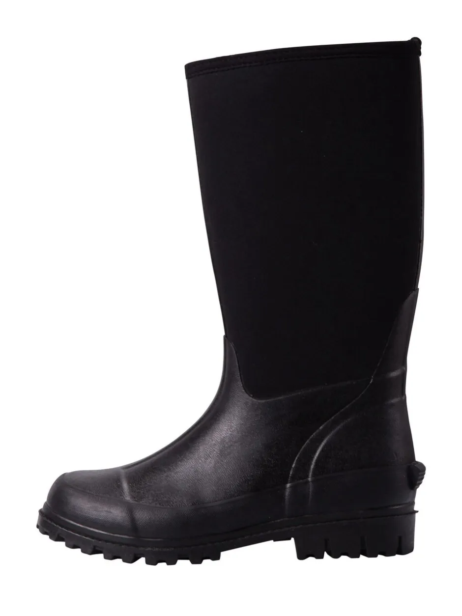 Laarzen|Mountain Warehouse - hoge waterbestendige Mucker laarzen met neopreen voor dames Zwart