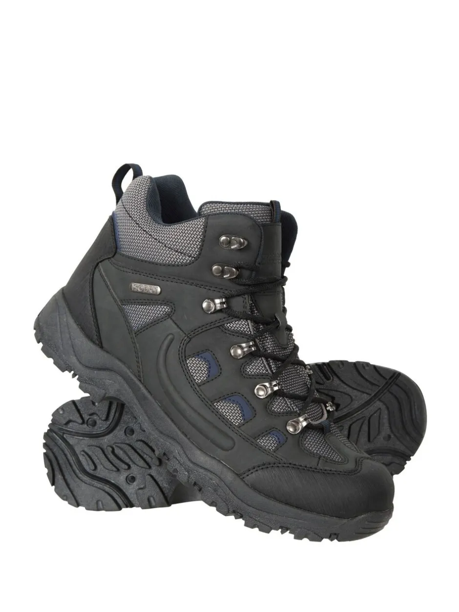 Boots|Mountain Warehouse Zwart - - Adventurer - Waterdichte wandelschoenen voor heren
