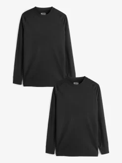 Ondergoed|Ondergoed|Mountain Warehouse - - Talus - 2 Thermische herenTops Zwart