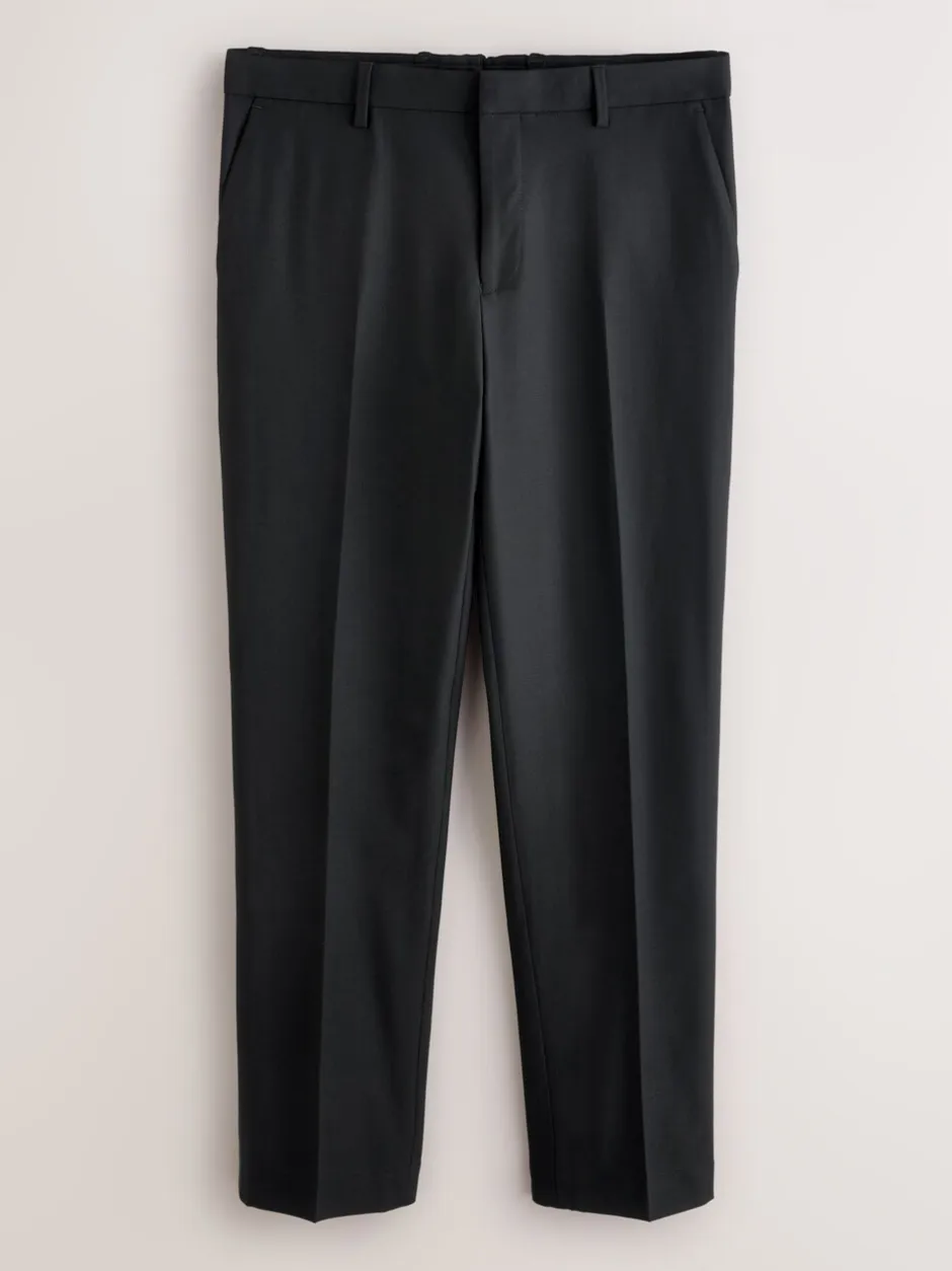 Smokings En Feestkleding*Next Zwart - Muscle Fit Motionflex Stretch Tuxedo Suit Trousers