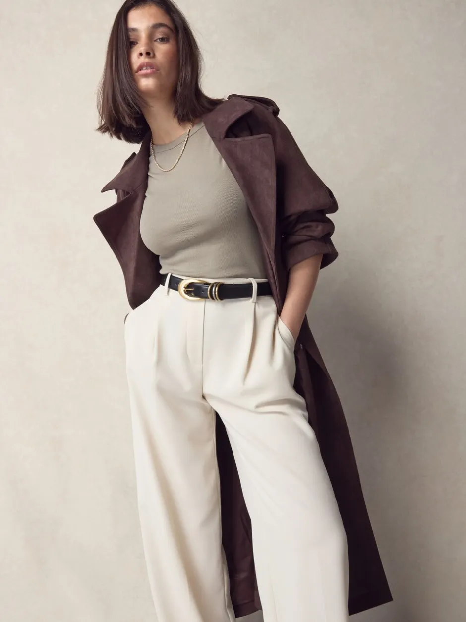 Ceintuurs|Next Zwart - N. Premium Made in Italië leren riem met meerdere ringen