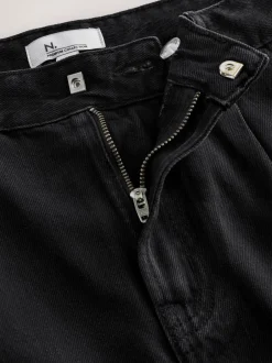 Jeans|Next - N. Premium Palazzo-jeans met wijde pijpen Zwart